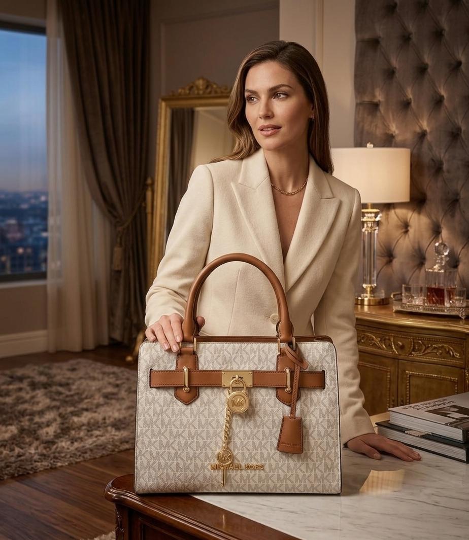 👜 MICHAEL KORS HAMILTON SATCHEL