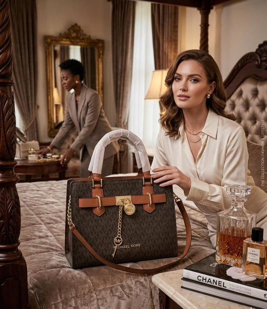 👜 MICHAEL KORS HAMILTON SATCHEL
