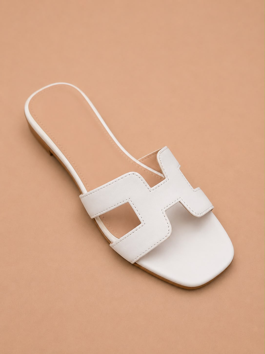 Hermes Women's Designer-Inspired H-Strap Flats
