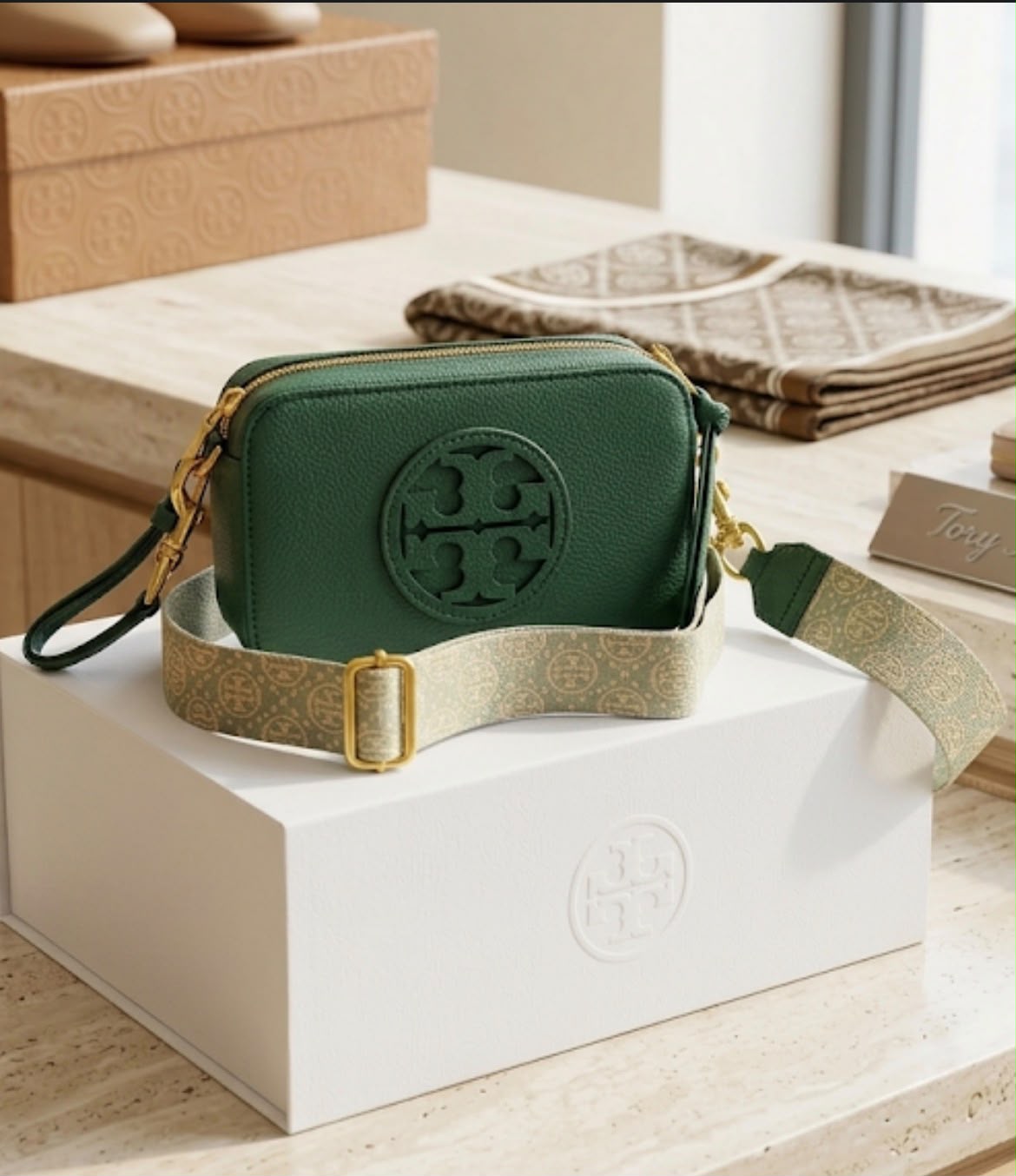 Tory Burch Miller Snapshot Double Compartment Crossbody Bag