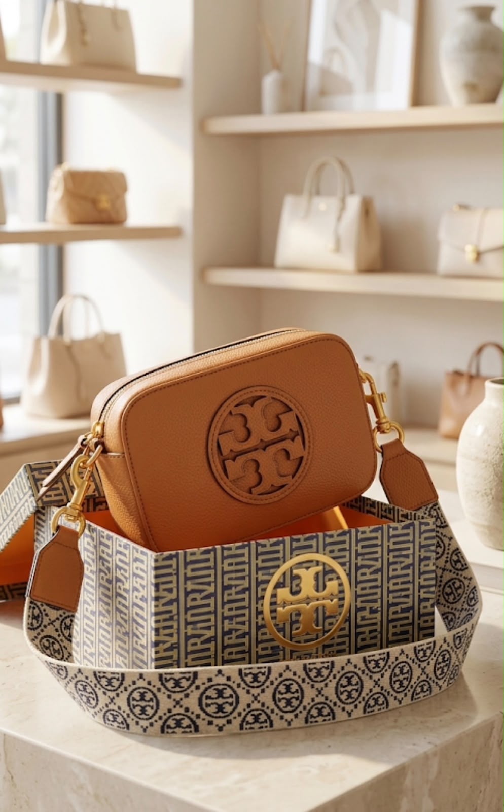 Tory Burch Miller Snapshot Double Compartment Crossbody Bag