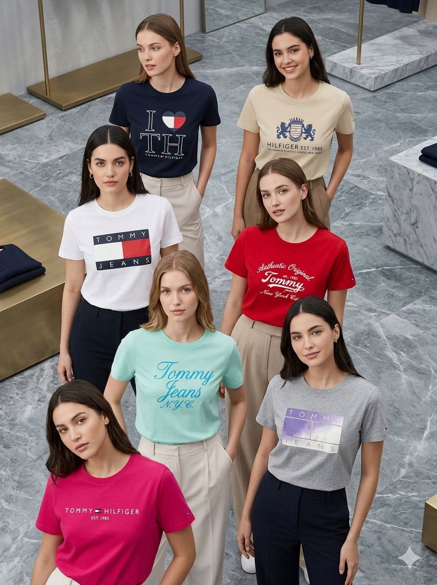 TOMMY LADIES LYCRA TEES