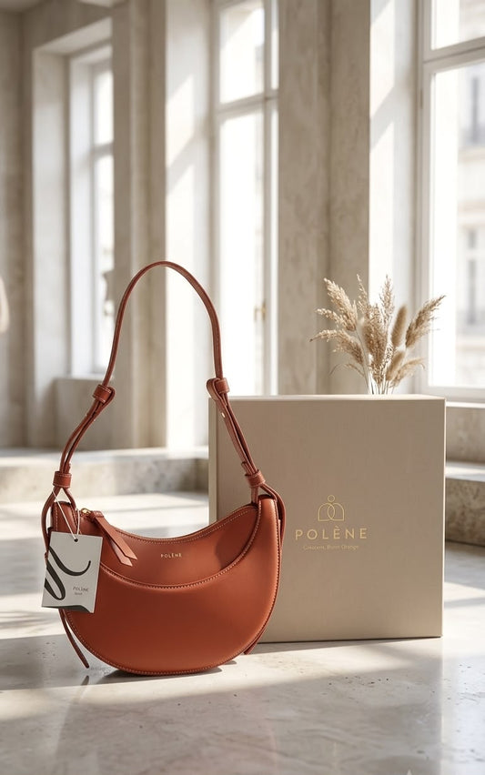 Polène Numero Dix Smooth Leather Bag