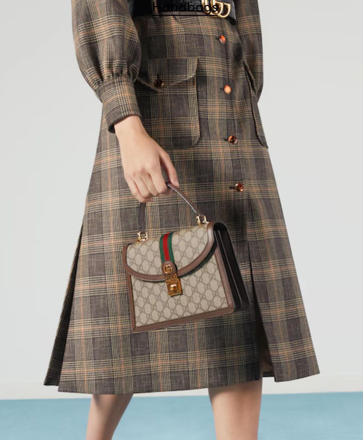 Introducing The Latest Gucci GG Ophidia Premium Quality Web Top Handle Bag