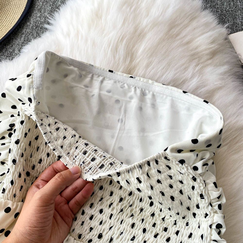 GRACE LUXURY POLKA TOP 1007 🩷