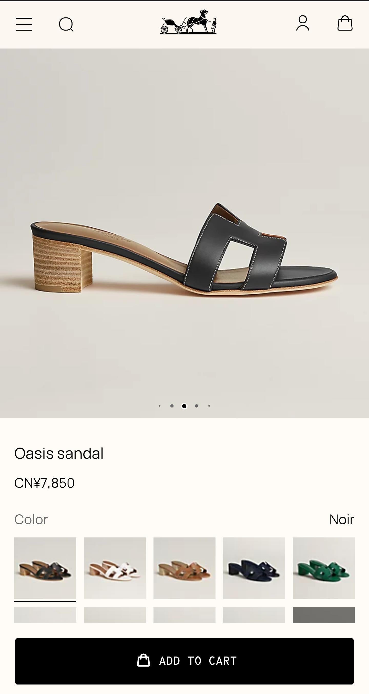 HERMES WOMEN OASIS SANDALS