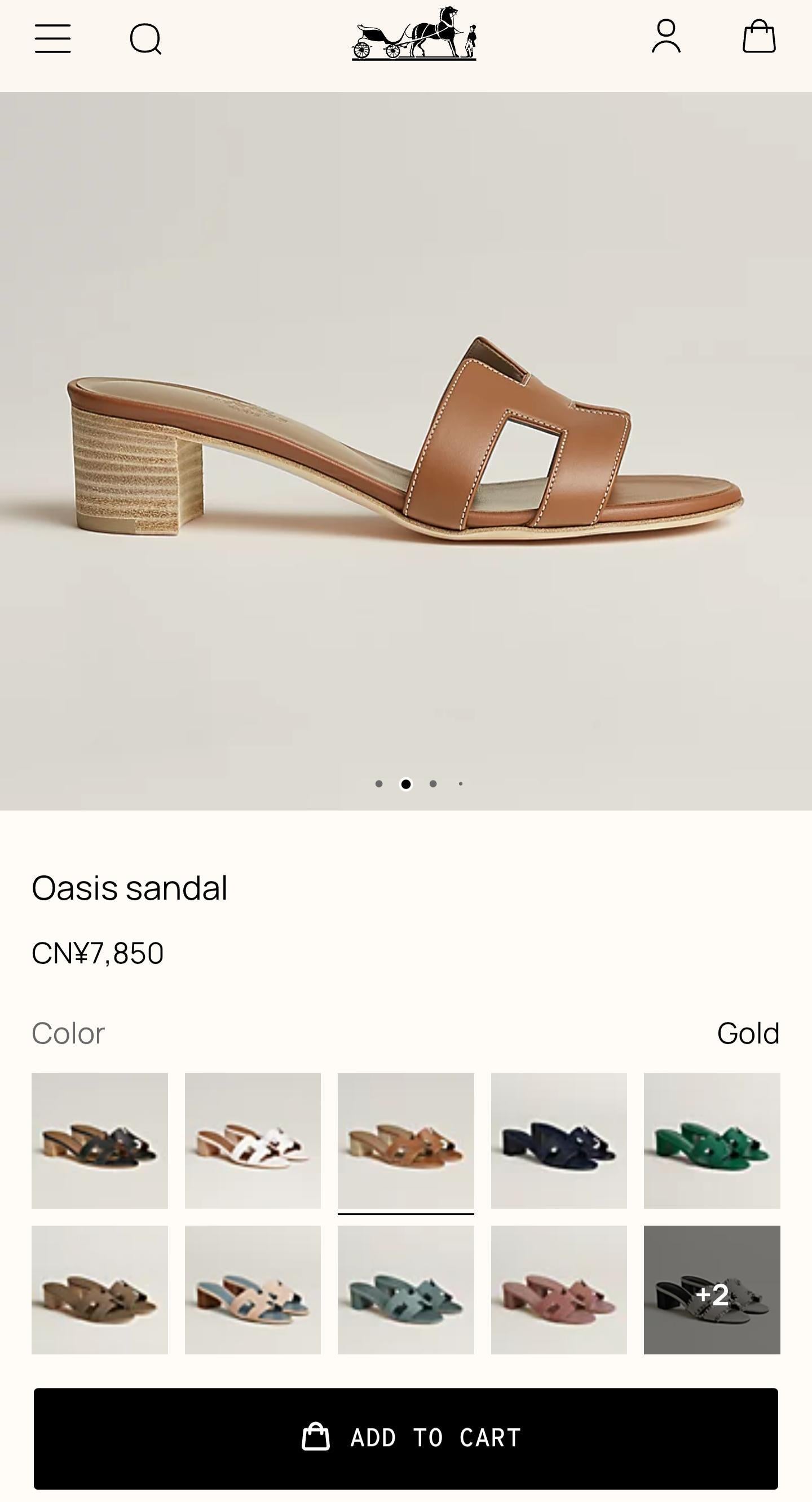 HERMES WOMEN OASIS SANDALS