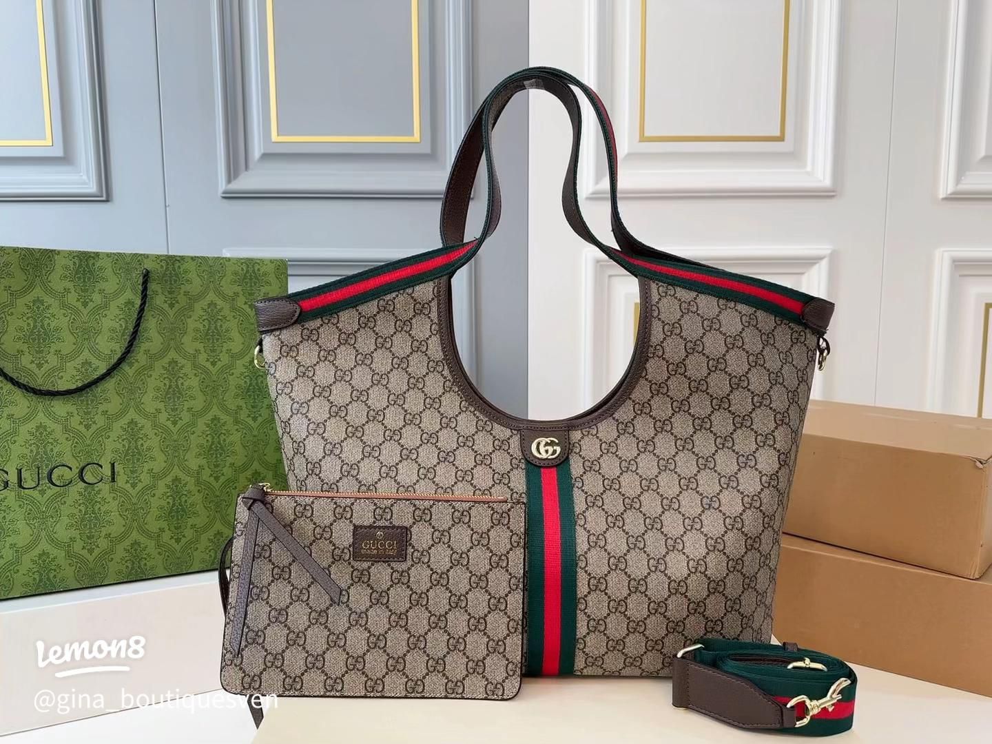 *Introducing The Latest Gucci Giglio Large Tote Bag*