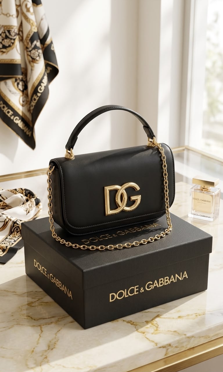 Dolce Gabbana 3.5 Leather Bag