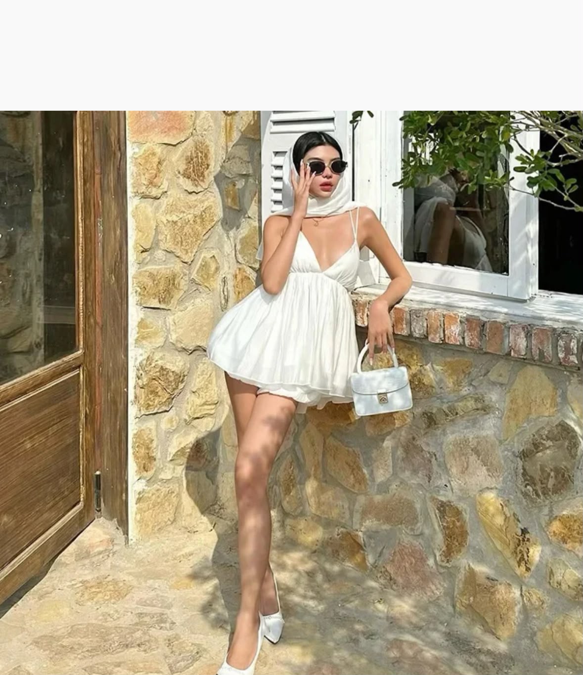 LUXURY PASTEL HALTER MINI DRESS 1007 ✨