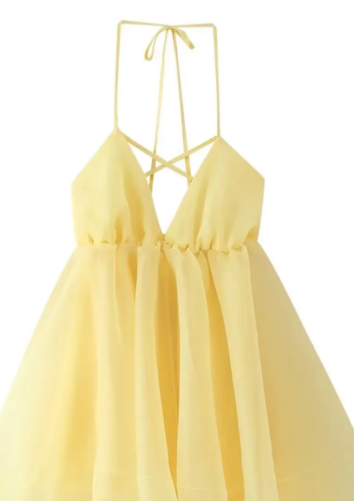 LUXURY PASTEL HALTER MINI DRESS 1007 ✨
