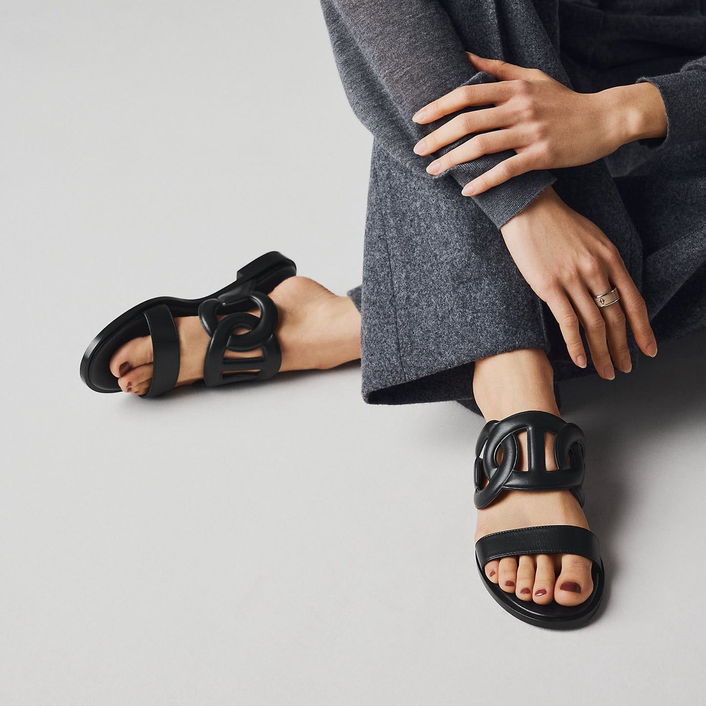 HERMES LEGUNE SANDALS