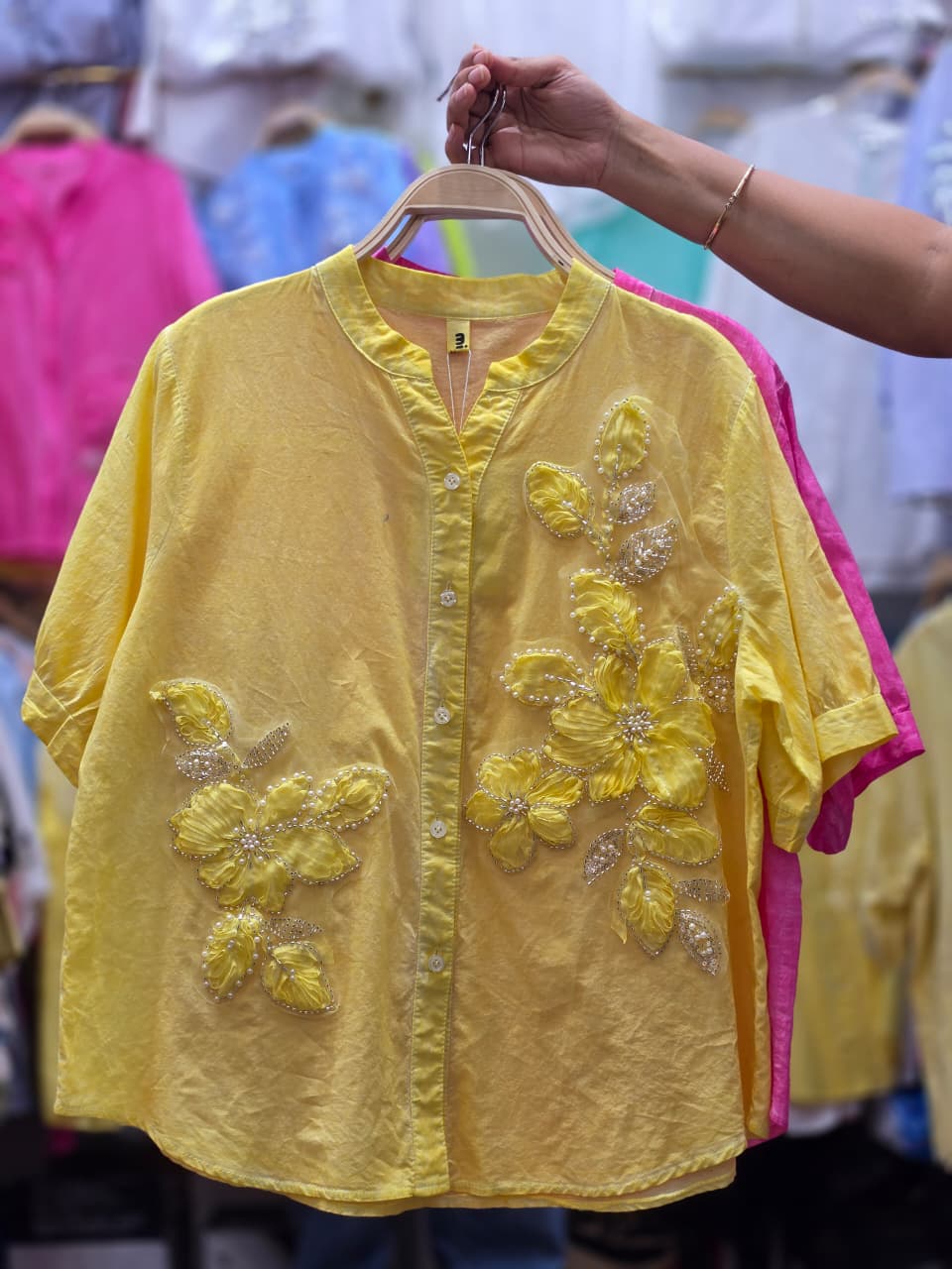 CORALIE LUXURY PATCH SHIRTS 1507