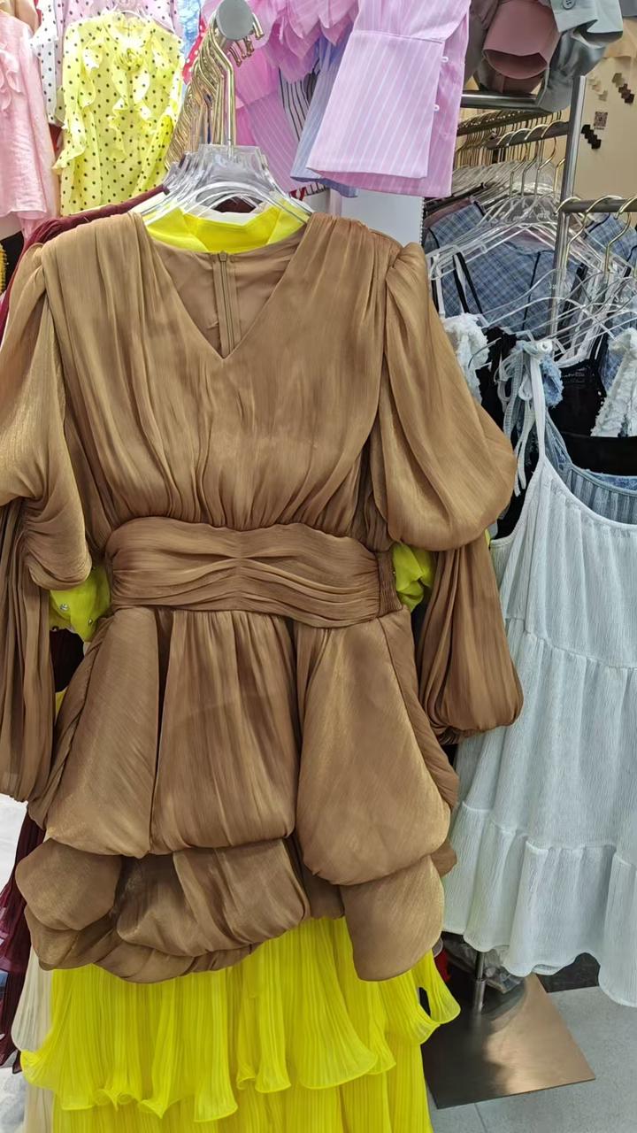 Ruffle layered dress