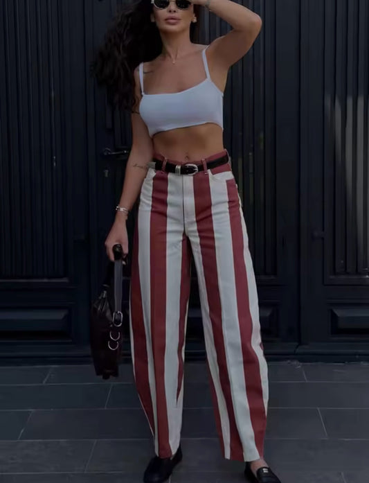 Striped inspired  pants