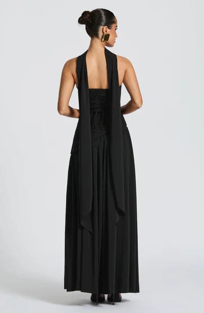 MAXI DRESS WITH SCARF 1704