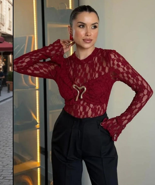 MESH FULL SLEEVE TOP 2006