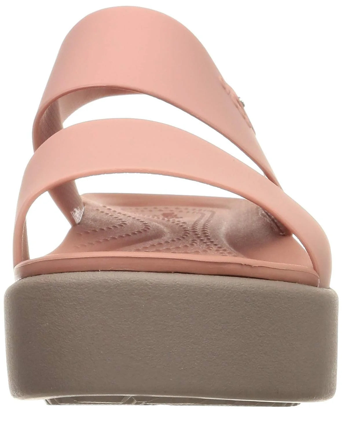 CROCCS BROOKLYN WOMENS WEDGE SANDALS PINK